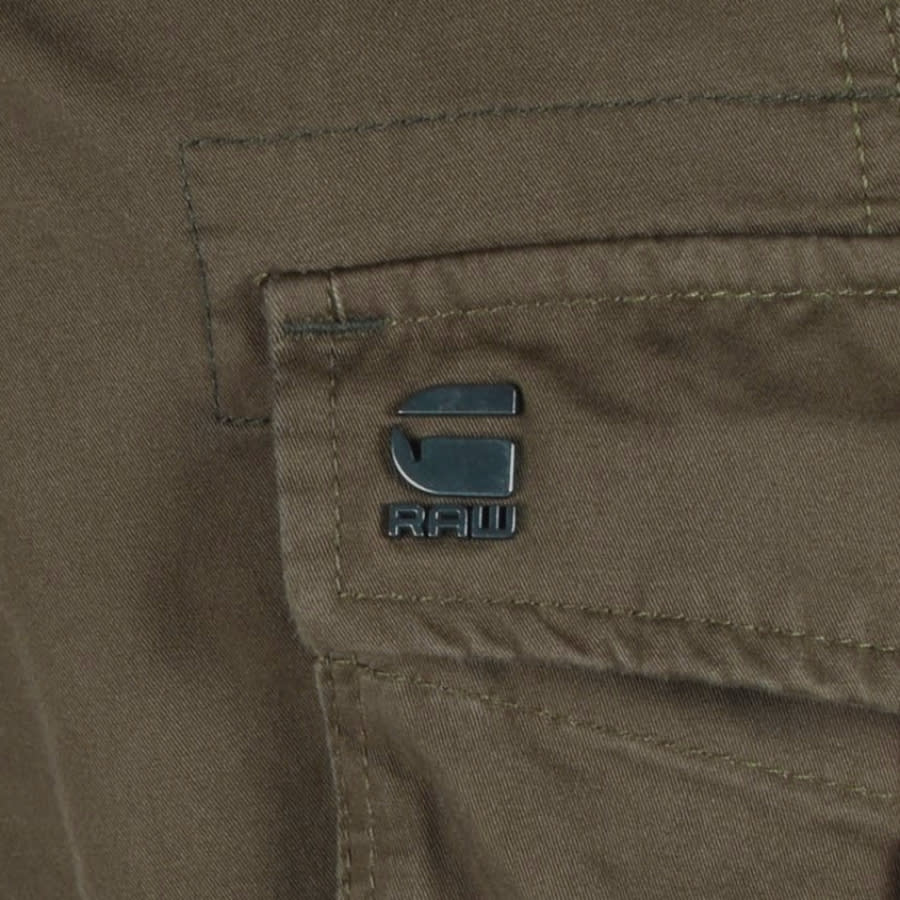 Alternative Image for ProductG Star Raw Rovic Straight Tapered Trousers Khaki3